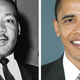 Martin Luther King Jr. and Barack Obama (Wikimedia Commons)
